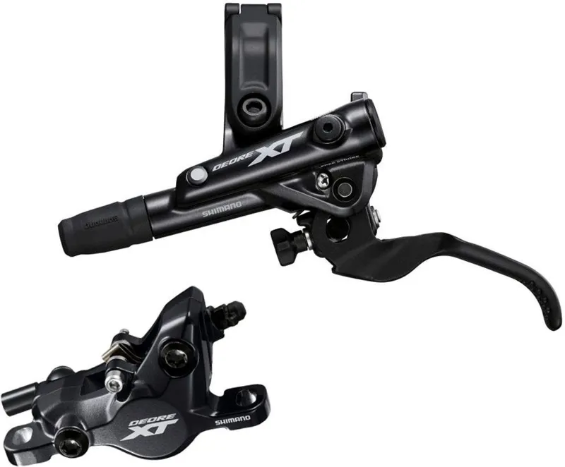 Shimano BR-M8100 Deore XT Race Rear Disc Brake Set Left Lever in Black